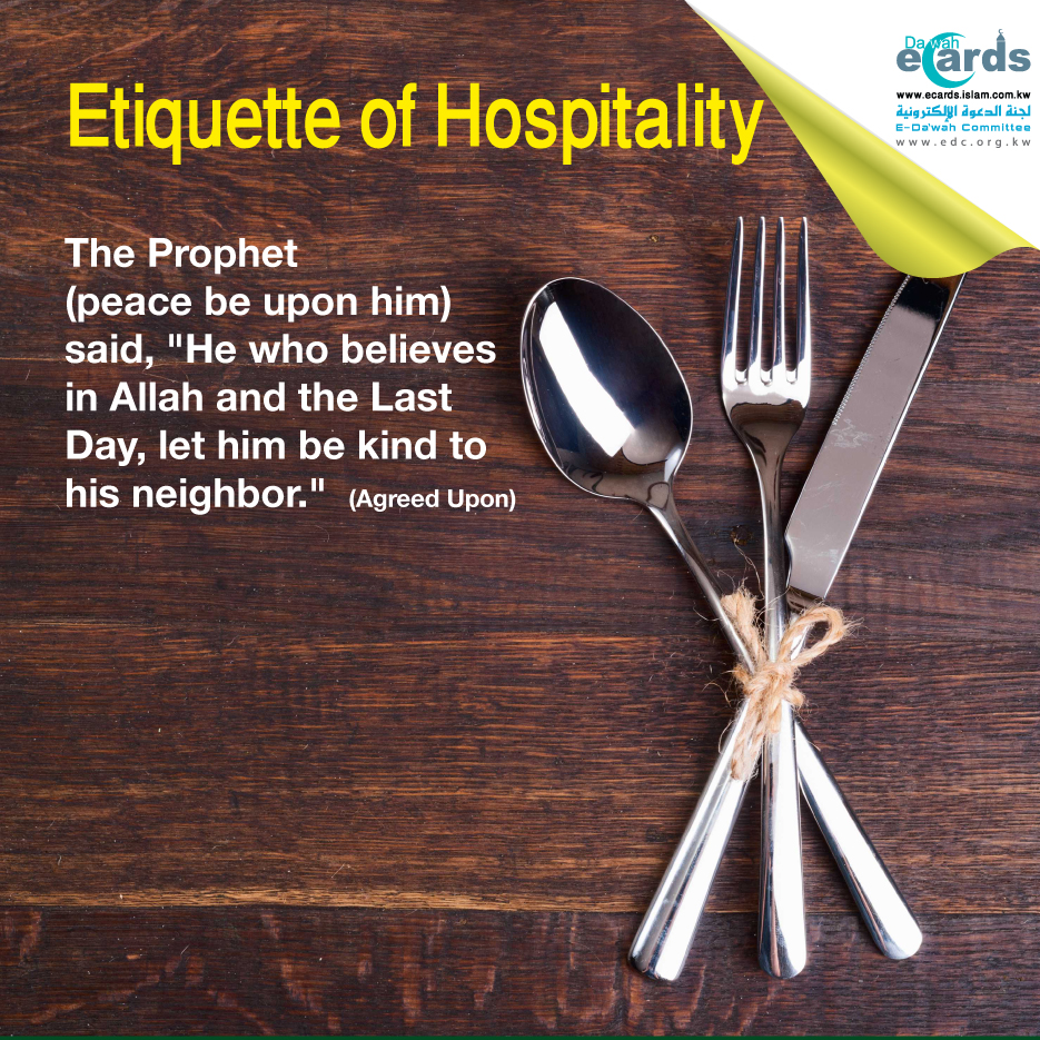 tools of eating - Etiquette of Hospitality