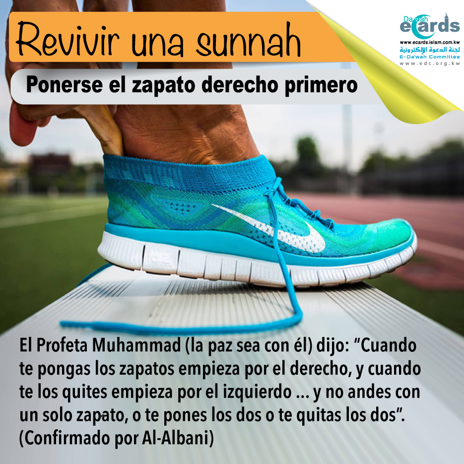 Revivir un Sunnah: ponerse el zapato derecho primero